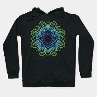 Mandala 23 - Cool Colors Hoodie